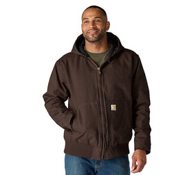 Carhartt Duck Active Donker Bruin Werkjas Heren Carhartt Duck Active Donker Bruin Werkjas Heren