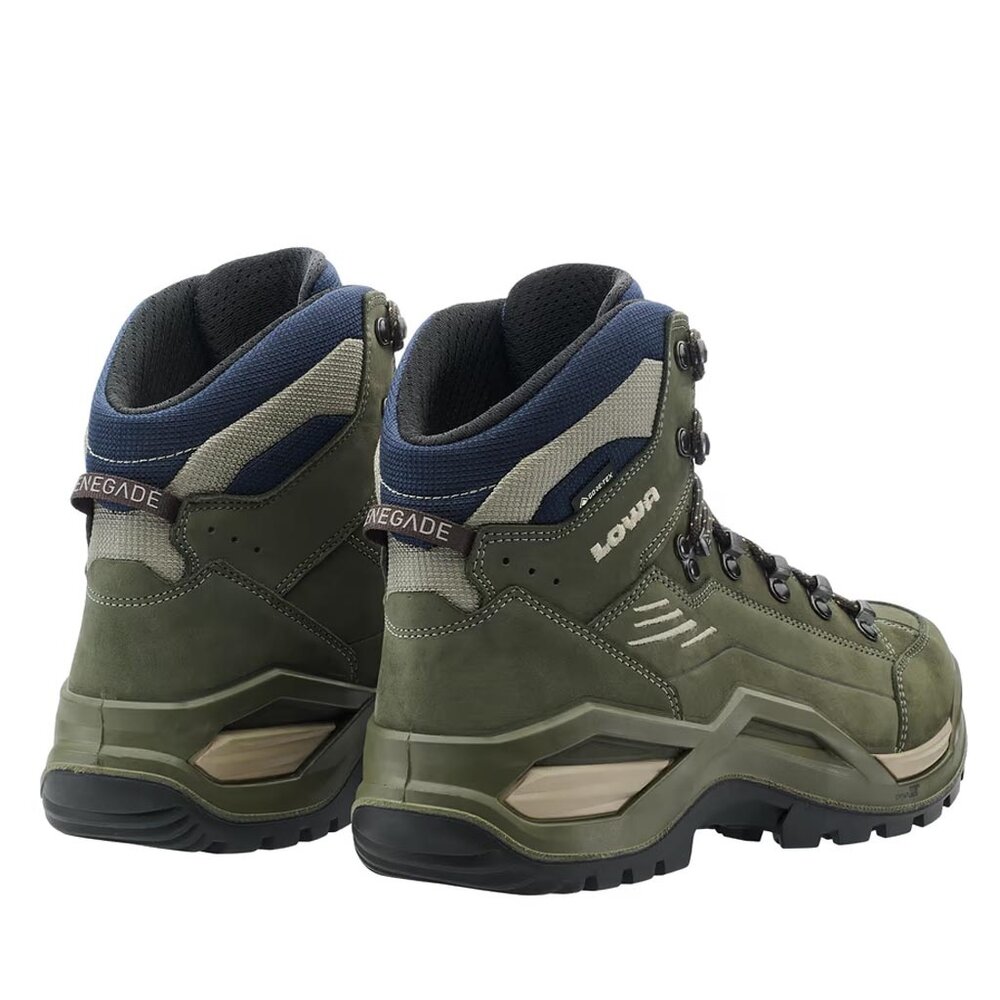 Lowa Renegade Evo GTX Mid Olive/Navy Wandelschoenen Heren Lowa Renegade Evo GTX Mid Olive/Navy Wandelschoenen Heren
