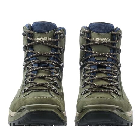 Lowa Renegade Evo GTX Mid Olive/Navy Wandelschoenen Heren Lowa Renegade Evo GTX Mid Olive/Navy Wandelschoenen Heren