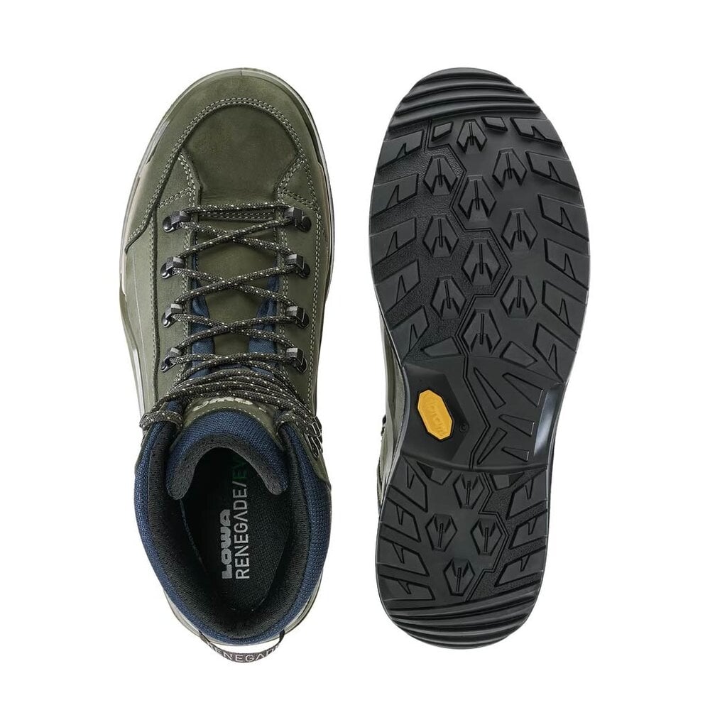 Lowa Renegade Evo GTX Mid Olive/Navy Wandelschoenen Heren Lowa Renegade Evo GTX Mid Olive/Navy Wandelschoenen Heren