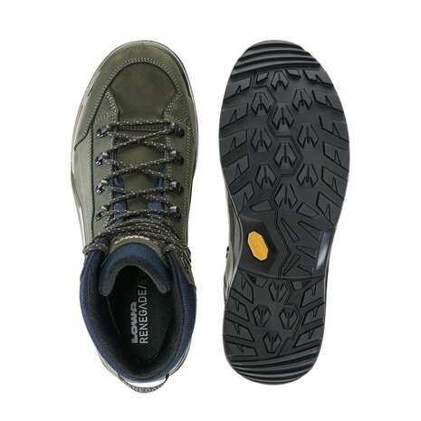 Lowa Renegade Evo GTX Mid Olive/Navy Wandelschoenen Heren Lowa Renegade Evo GTX Mid Olive/Navy Wandelschoenen Heren
