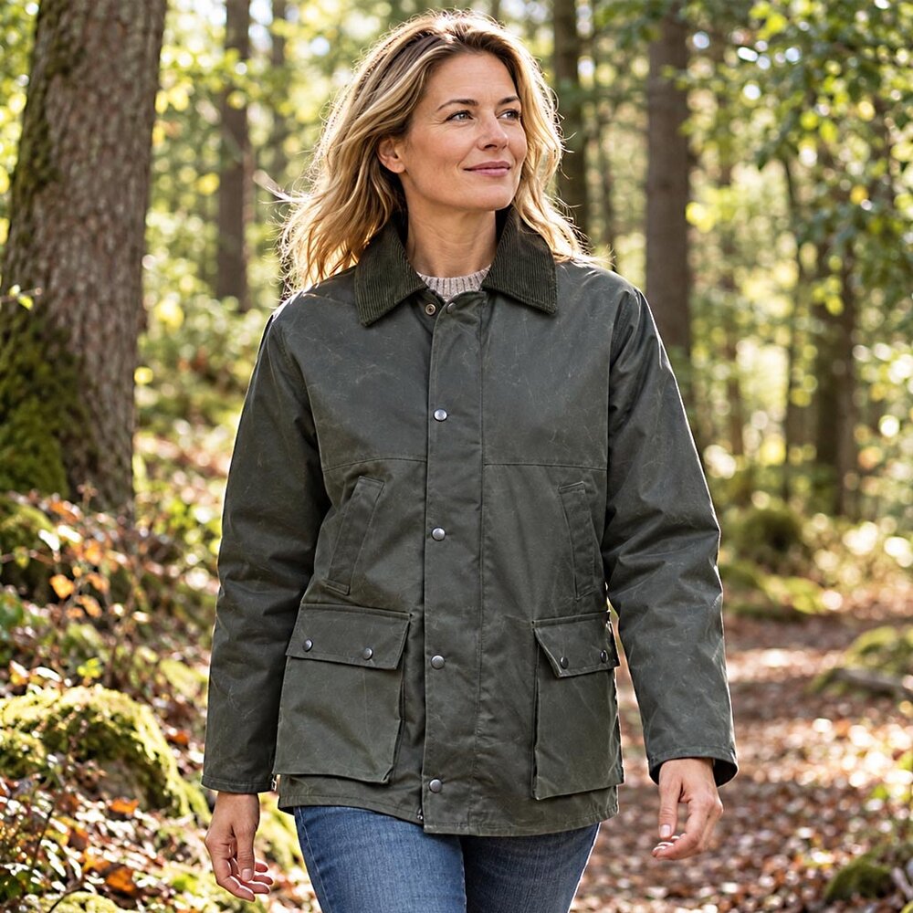 Hunter Outdoor Bolton Classic Groen Waxjas