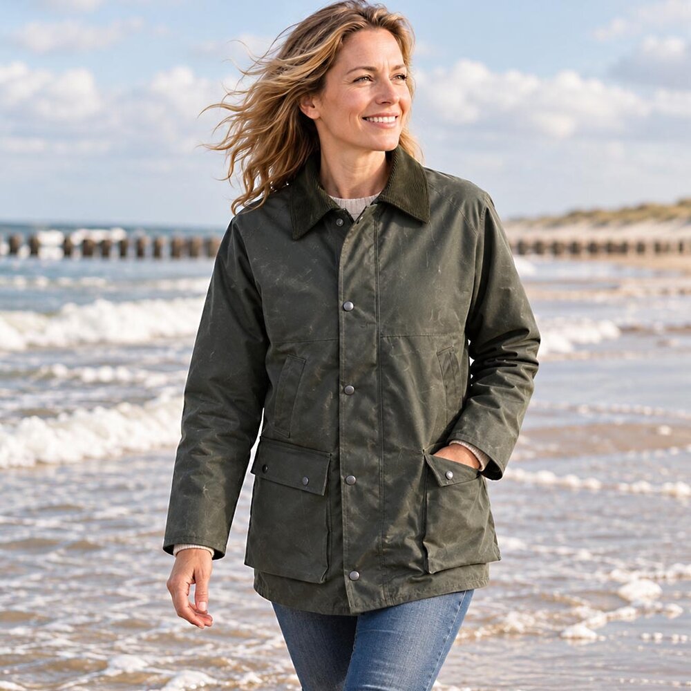 Hunter Outdoor Bolton Classic Groen Waxjas