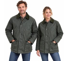 Hunter Outdoor Bolton Classic Groen Waxjas