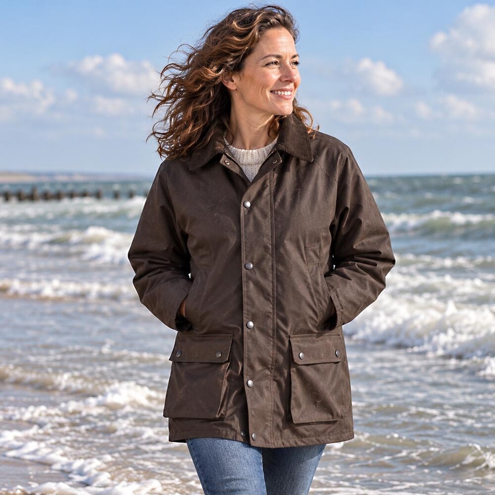 Hunter Outdoor Bolton Classic Bruin Waxjas Hunter Outdoor Bolton Classic Bruin Waxjas