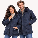 Hunter Outdoor Bolton Classic Blauw Waxjas Hunter Outdoor Bolton Classic Blauw Waxjas
