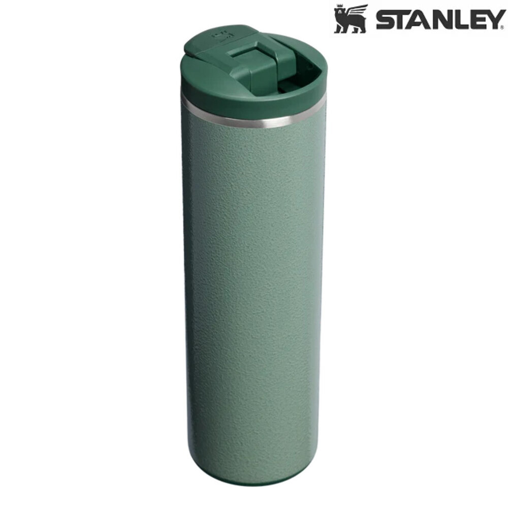Stanley The Transit Flip Top Hammertone Green Mug 0.47L
