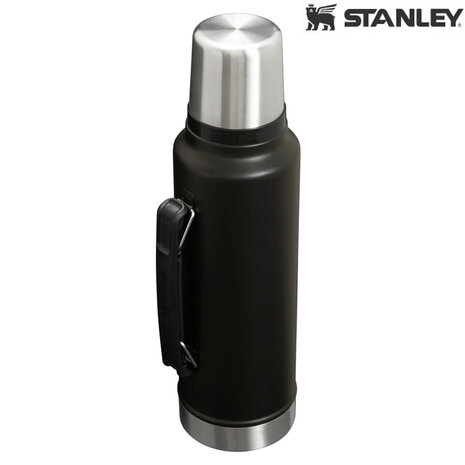 Stanley The Legendary Classic Matte Black Pebble Thermosfles 1.4L