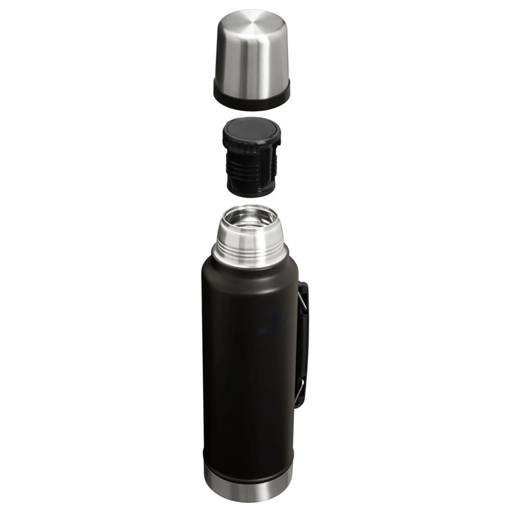 Stanley The Legendary Classic Matte Black Pebble Thermosfles 1.4L