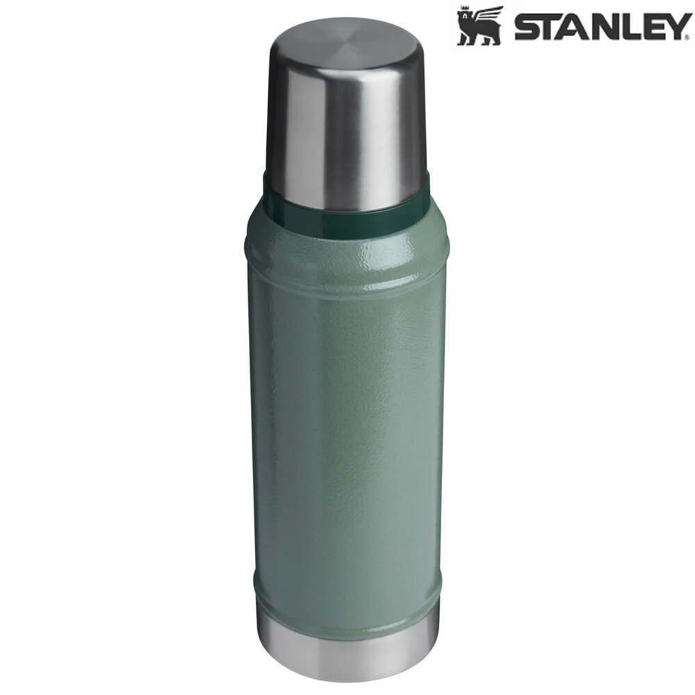 Stanley The Legendary Classic Hammertone Green Thermosfles 0.94L Stanley The Legendary Classic Hammertone Green Thermosfles 0.94L
