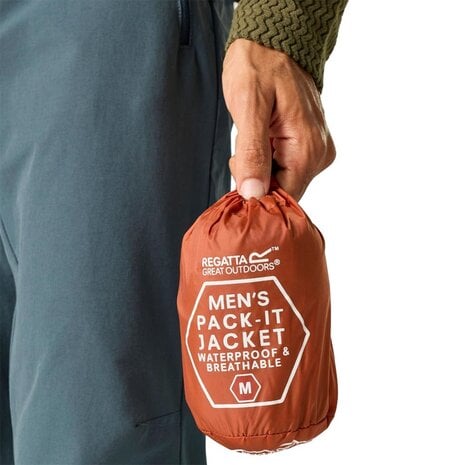 Regatta Pack It Brick Regenjas Heren