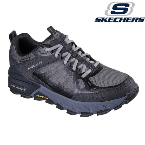 Skechers Max Protect Sherwood Black Charcoal Wandelsneakers Heren Skechers Max Protect Sherwood Black Charcoal Wandelsneakers Heren