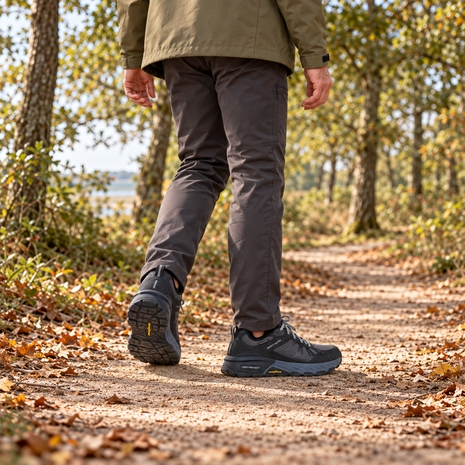 Skechers Max Protect Sherwood Black Charcoal Wandelsneakers Heren Skechers Max Protect Sherwood Black Charcoal Wandelsneakers Heren