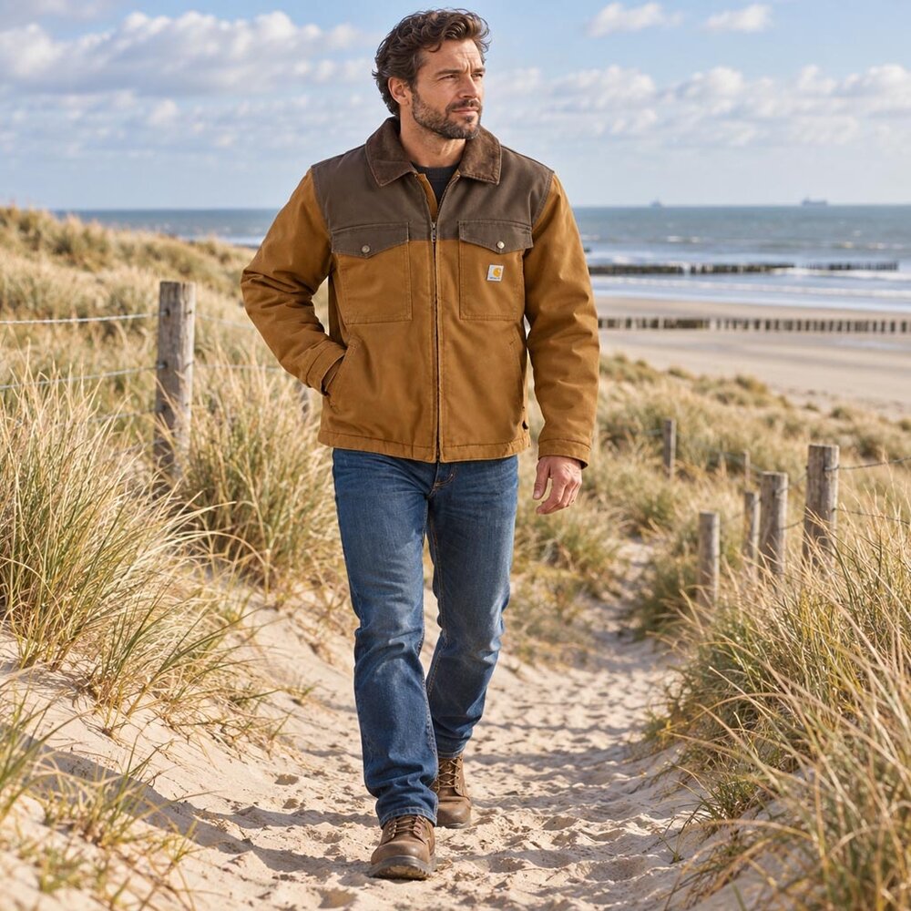 Carhartt Montana Rugged Flex Duck Bruin Winterjas Heren Carhartt Montana Rugged Flex Duck Bruin Winterjas Heren