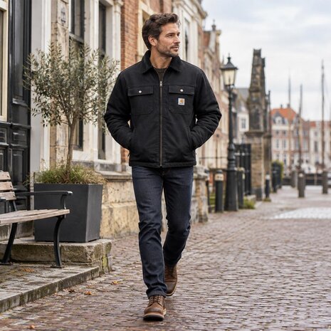 Carhartt Montana Rugged Flex Zwart Winterjas Heren Carhartt Montana Rugged Flex Zwart Winterjas Heren