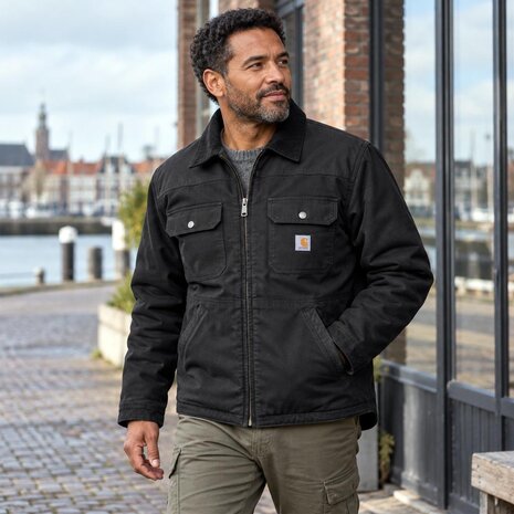 Carhartt Montana Rugged Flex Zwart Winterjas Heren Carhartt Montana Rugged Flex Zwart Winterjas Heren