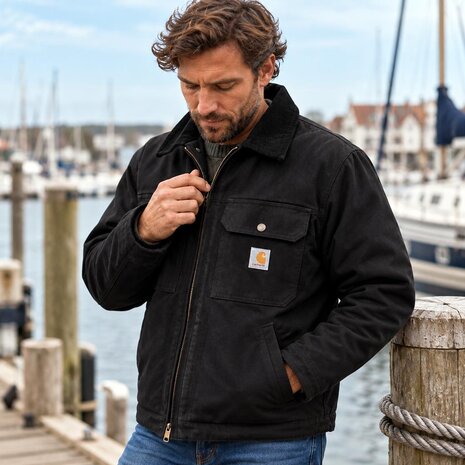 Carhartt Montana Rugged Flex Zwart Winterjas Heren Carhartt Montana Rugged Flex Zwart Winterjas Heren