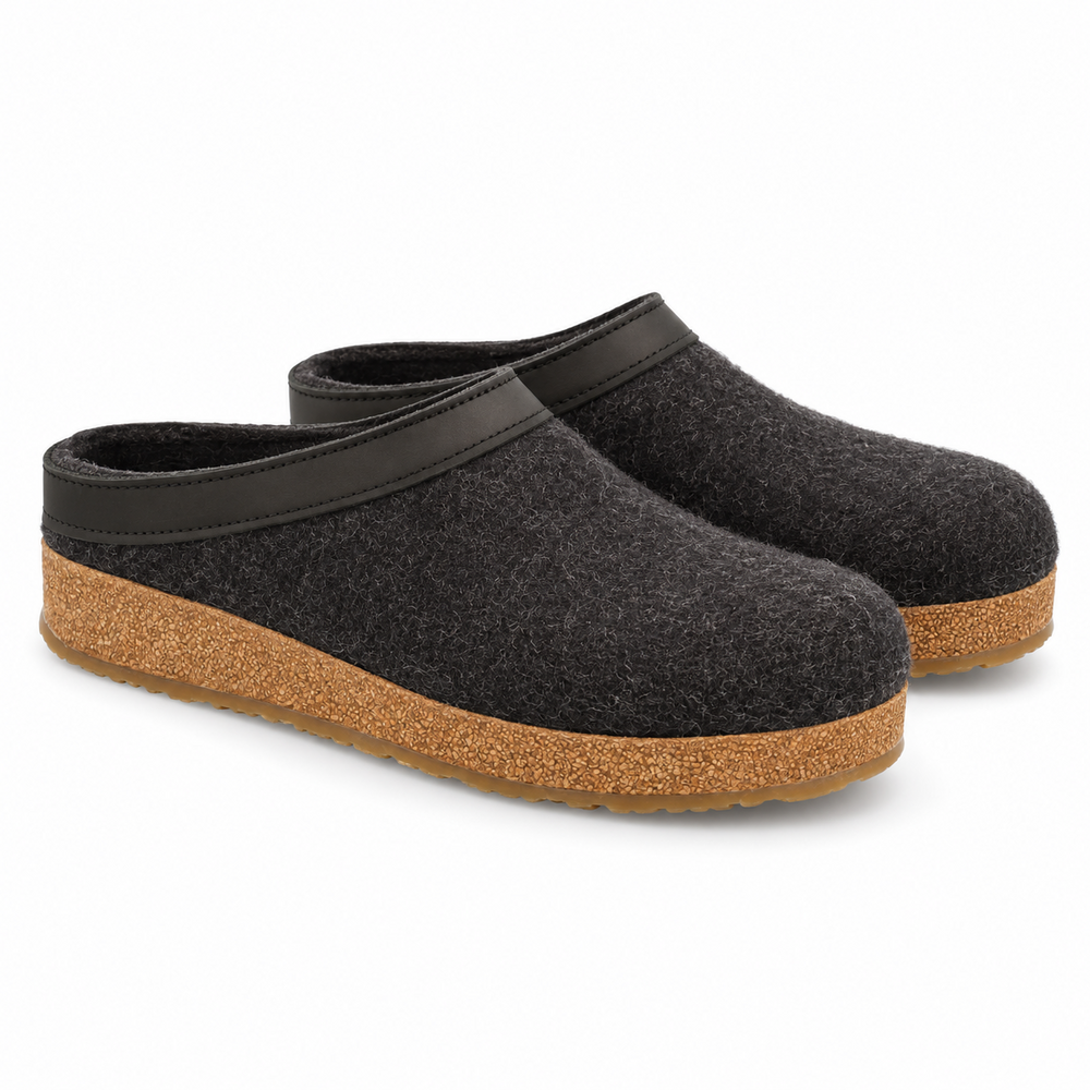 Haflinger Grizzly Torben Graphit Pantoffels