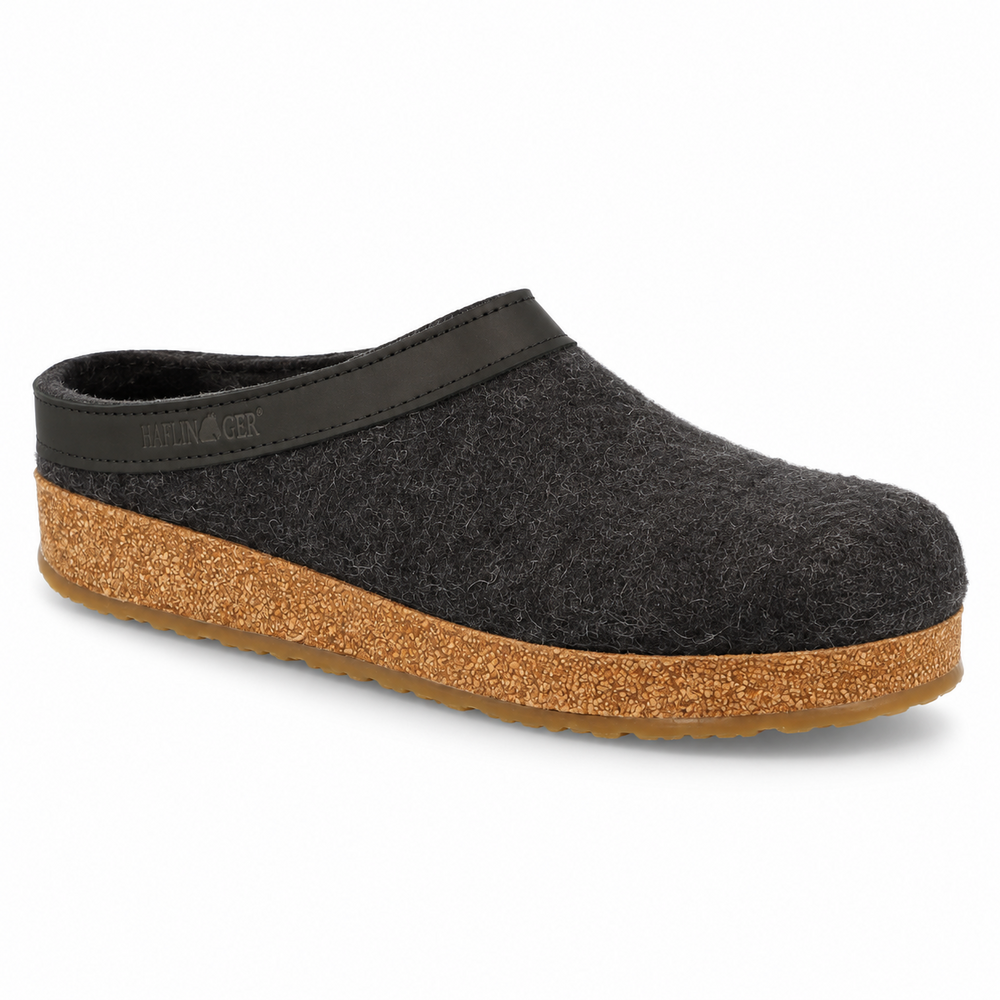 Haflinger Grizzly Torben Graphit Pantoffels