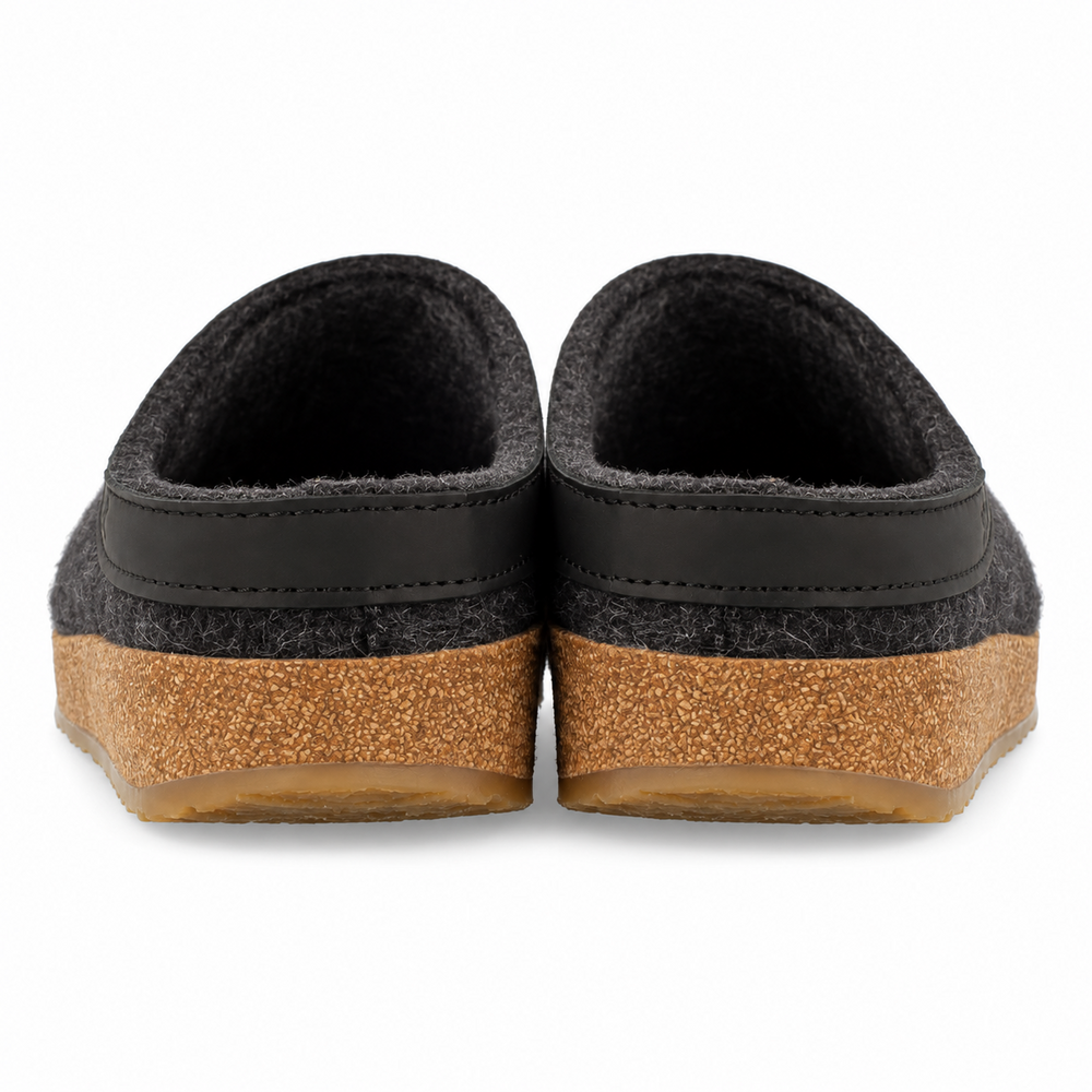 Haflinger Grizzly Torben Graphit Pantoffels