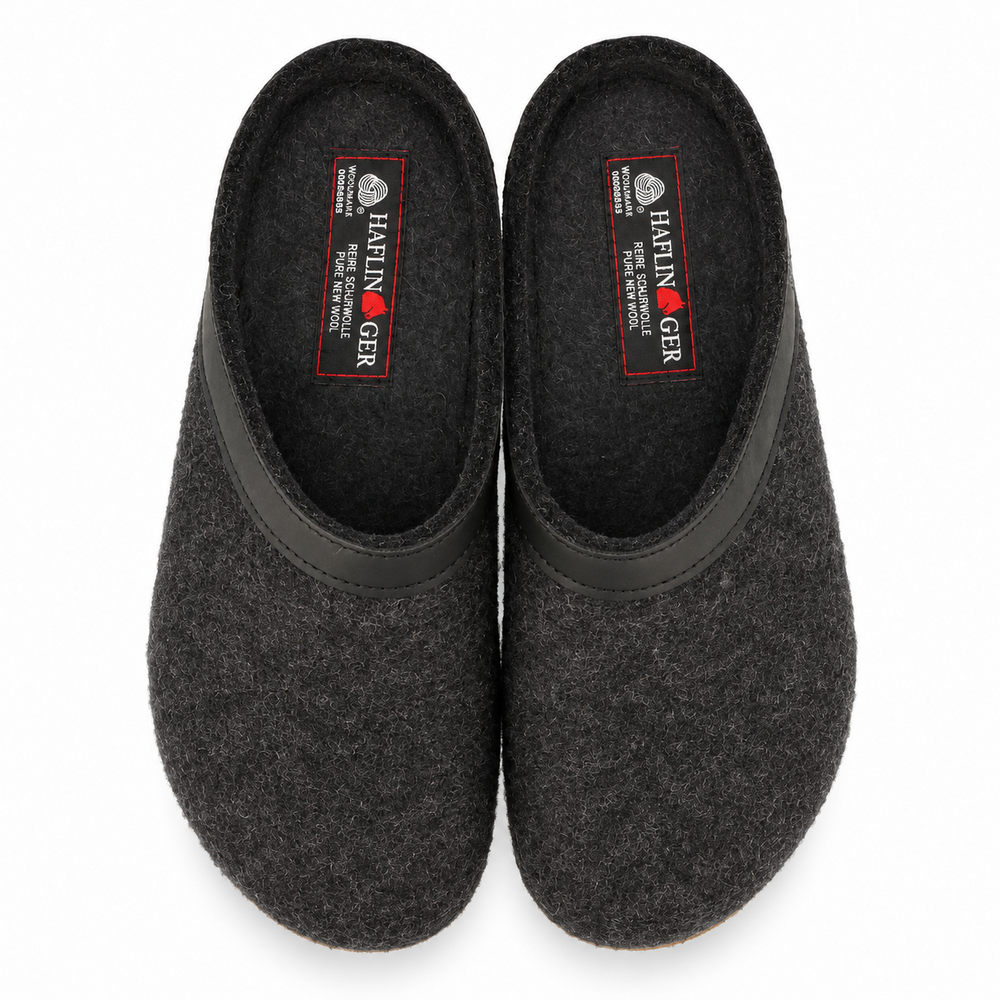 Haflinger Grizzly Torben Graphit Pantoffels