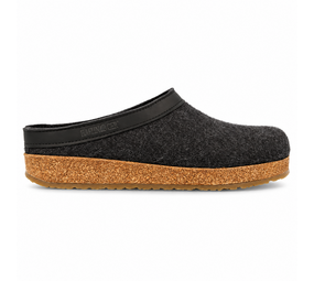 Haflinger Grizzly Torben Graphit Pantoffels Haflinger Grizzly Torben Graphit Pantoffels