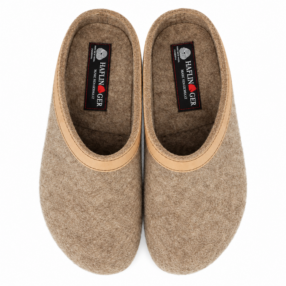 Haflinger Grizzly Torben Torf Pantoffels Haflinger Grizzly Torben Torf Pantoffels