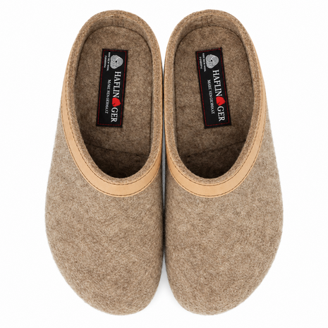 Haflinger Grizzly Torben Torf Pantoffels Haflinger Grizzly Torben Torf Pantoffels