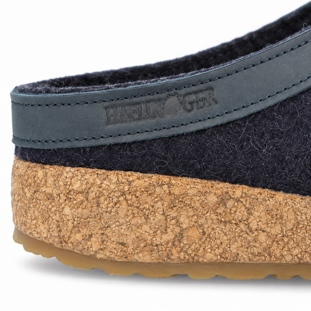 Haflinger Grizzly Torben Mittelblau Pantoffels