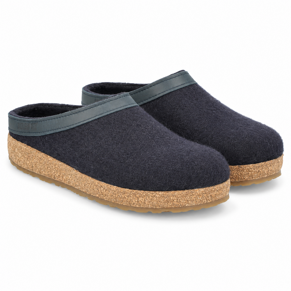 Haflinger Grizzly Torben Mittelblau Pantoffels
