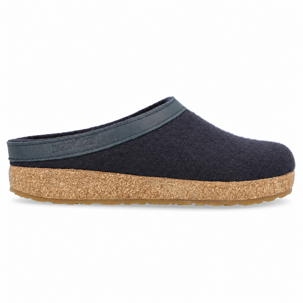 Haflinger Grizzly Torben Mittelblau Pantoffels