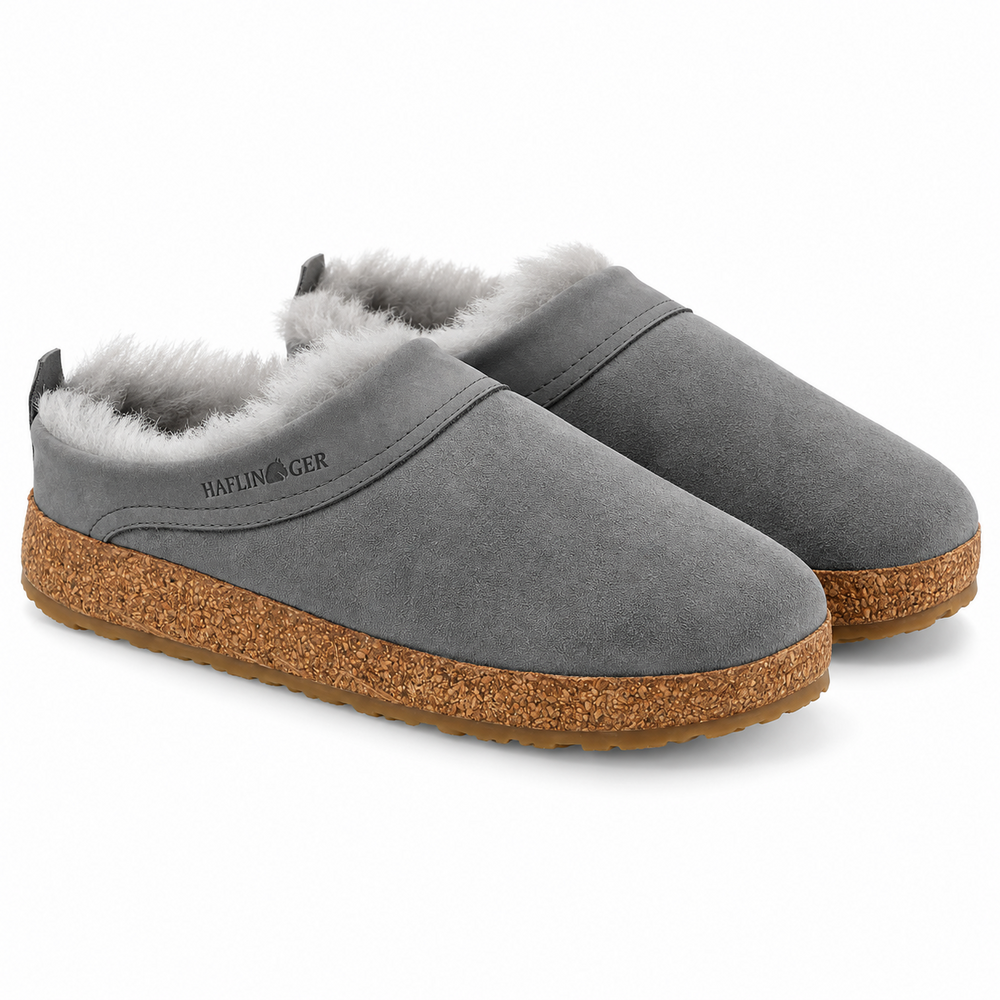 Haflinger Snowbird Antrazit Pantoffels