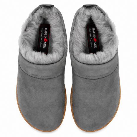 Haflinger Snowbird Antrazit Pantoffels