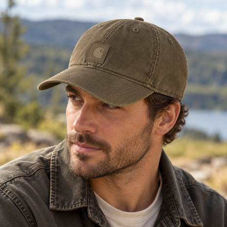 Carhartt Canvas Burnished Logs Cap Carhartt Canvas Burnished Logs Cap