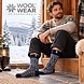 Woolwear Scandinavia Finse sokken Navy – 65% wol Woolwear Scandinavia Finse sokken Navy – 65% wol