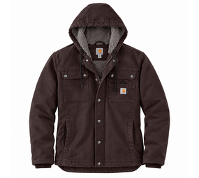 Carhartt Bartlett Sherpa Dark Brown Winterjas Heren
