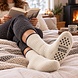 Woolwear of Scandinavia 80% Wol Antislip Ecru Huissokken Woolwear of Scandinavia 80% Wol Antislip Ecru Huissokken