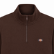 Dickies Oakport Quarter Zip Sweater Chocolate Brown Dickies Oakport Quarter Zip Sweater Chocolate Brown