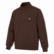 Dickies Oakport Quarter Zip Sweater Chocolate Brown Dickies Oakport Quarter Zip Sweater Chocolate Brown