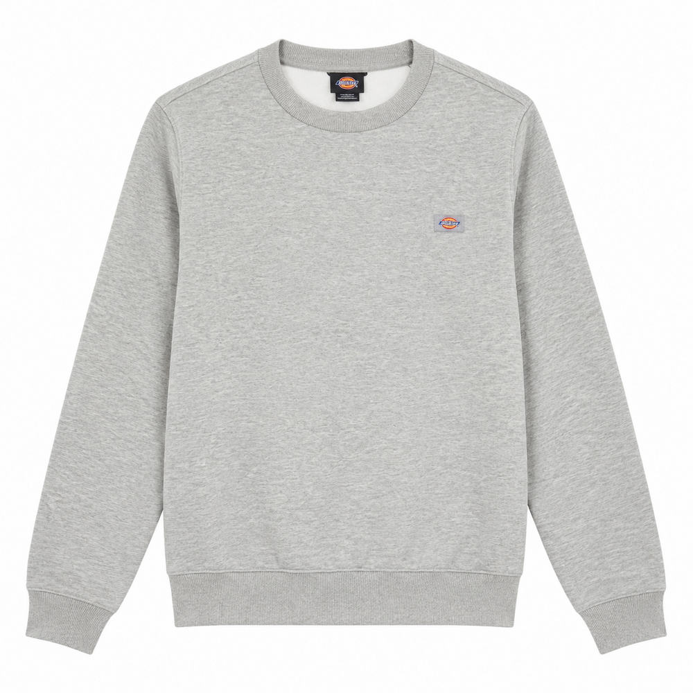 Dickies Oakport Heather Grey Sweatshirt Heren Dickies Oakport Heather Grey Sweatshirt Heren
