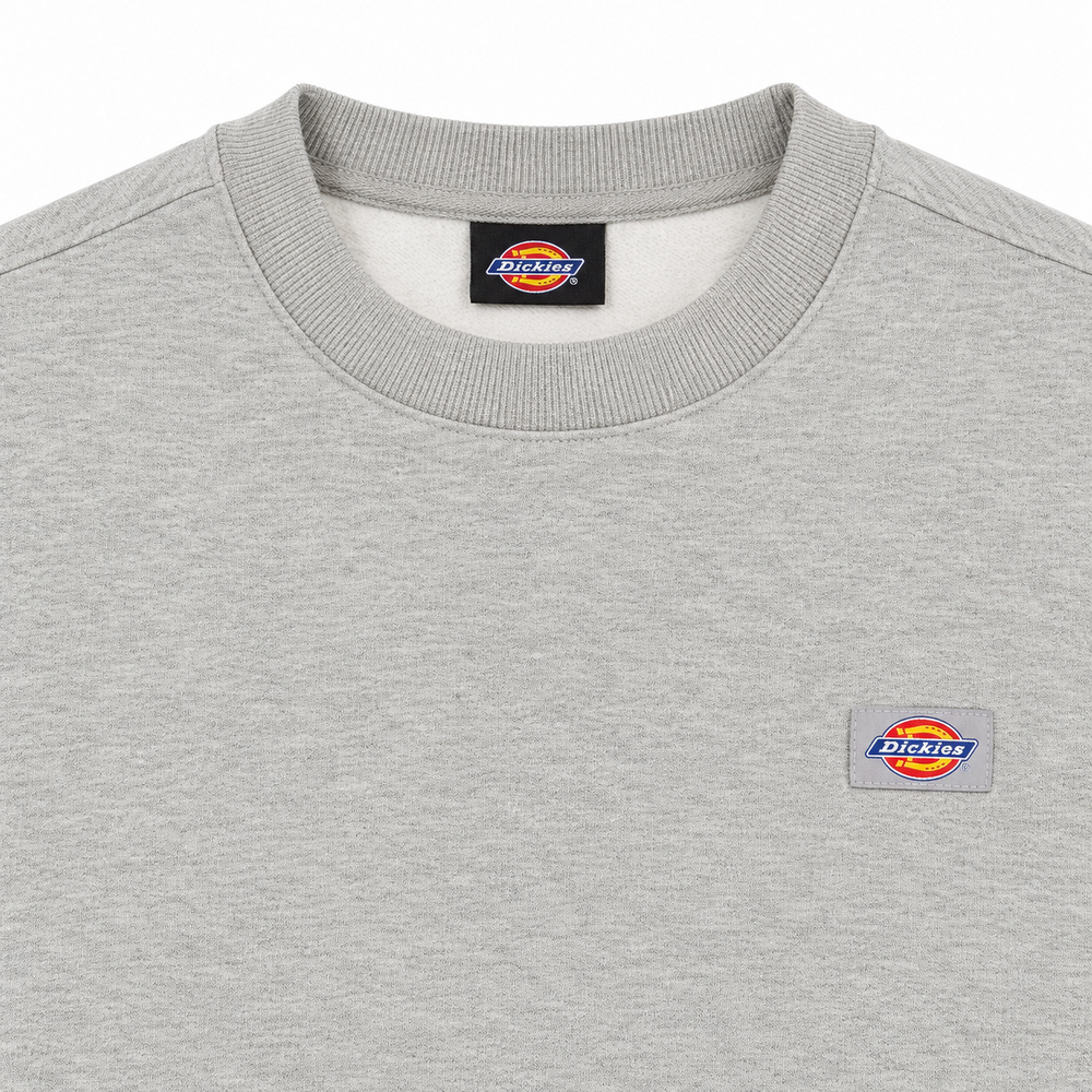 Dickies Oakport Heather Grey Sweatshirt Heren Dickies Oakport Heather Grey Sweatshirt Heren