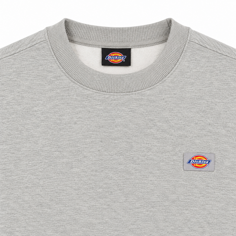 Dickies Oakport Heather Grey Sweatshirt Heren Dickies Oakport Heather Grey Sweatshirt Heren