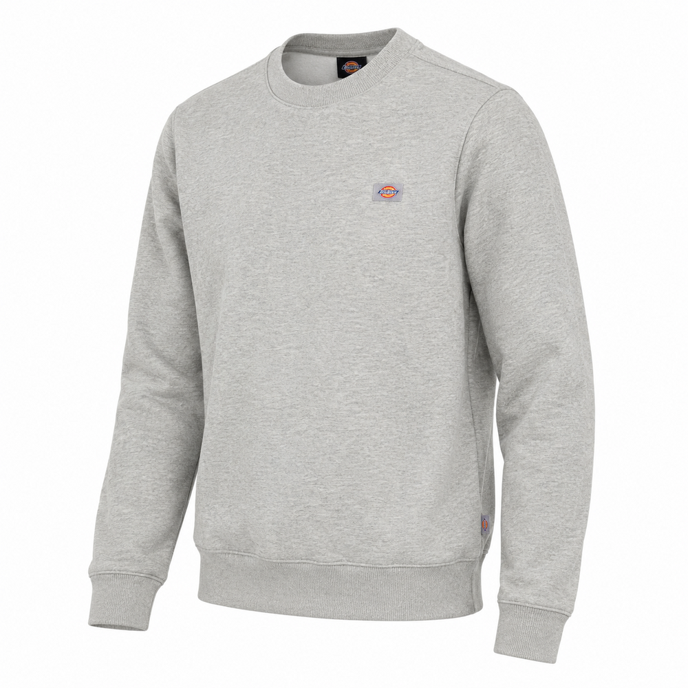 Dickies Oakport Heather Grey Sweatshirt Heren Dickies Oakport Heather Grey Sweatshirt Heren