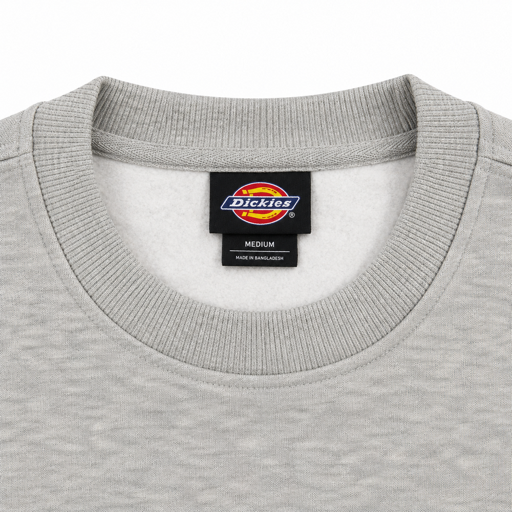 Dickies Oakport Heather Grey Sweatshirt Heren Dickies Oakport Heather Grey Sweatshirt Heren