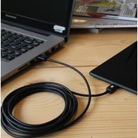 3 meter lange micro USB kabel – Roze