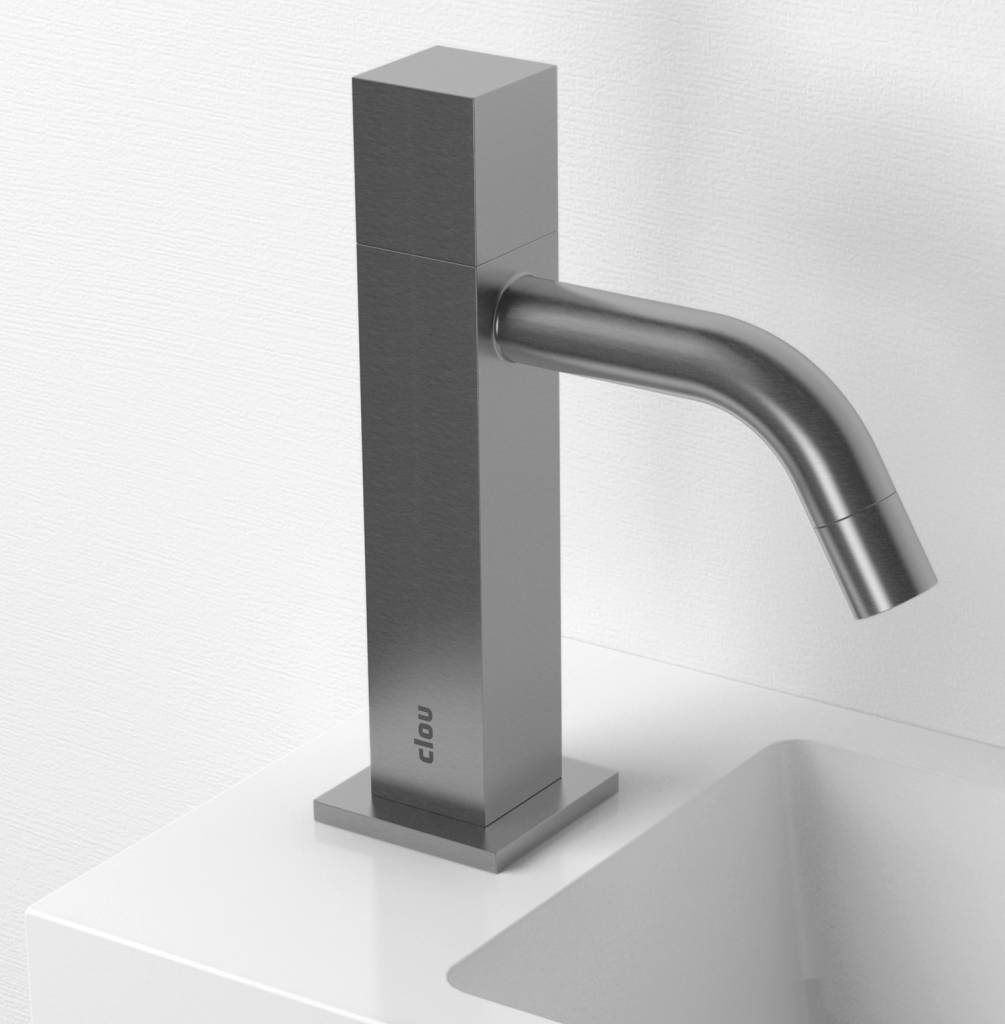 robinet eau froide inox brossé - Clou store_