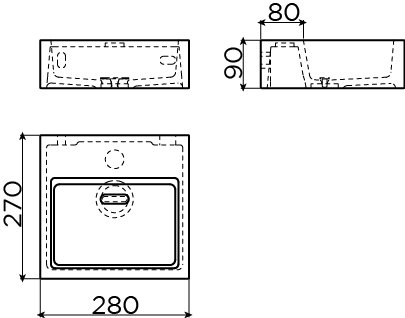 Flush 1 lave-mains