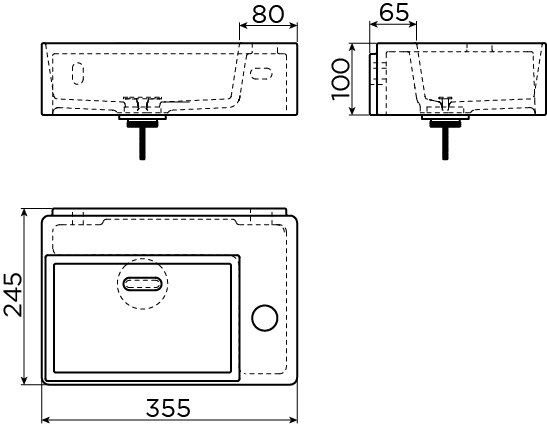 New Flush 2 hand basin set