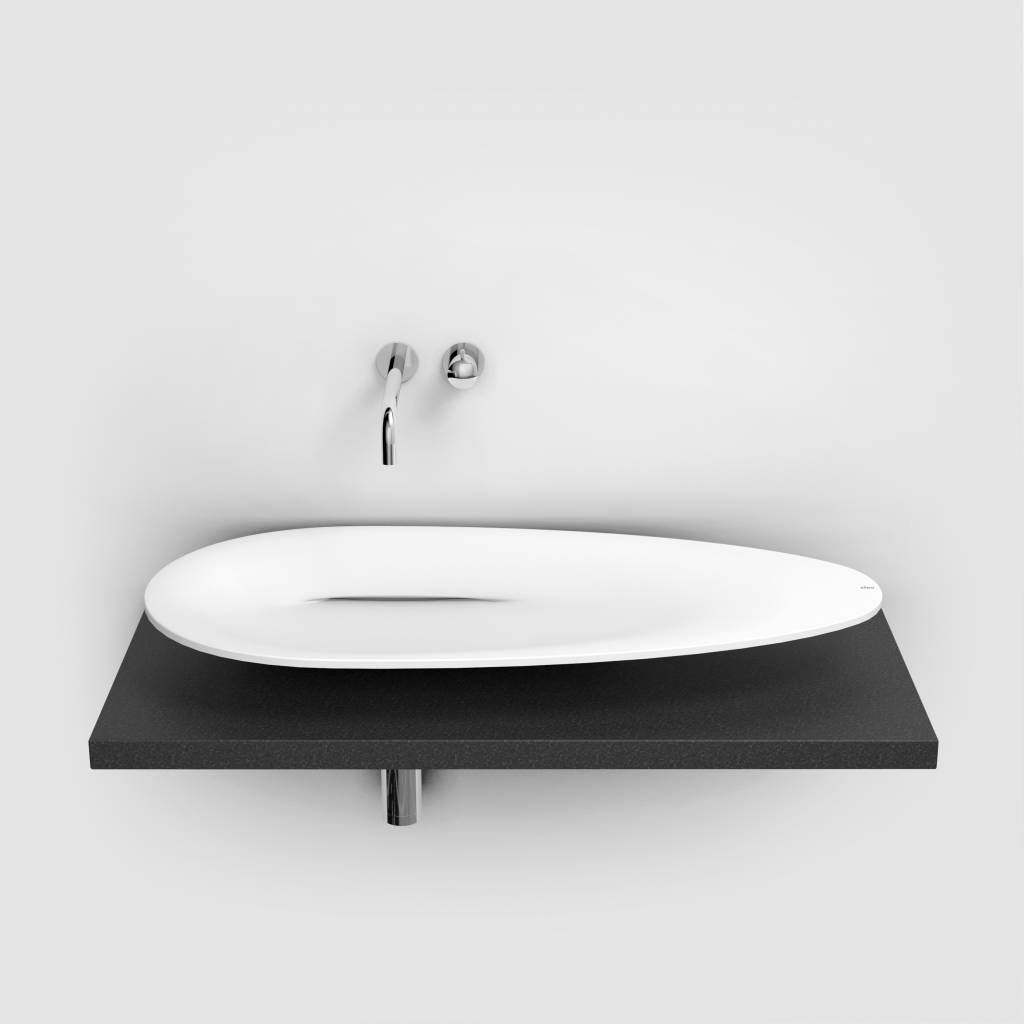 First counter mounted washbasin