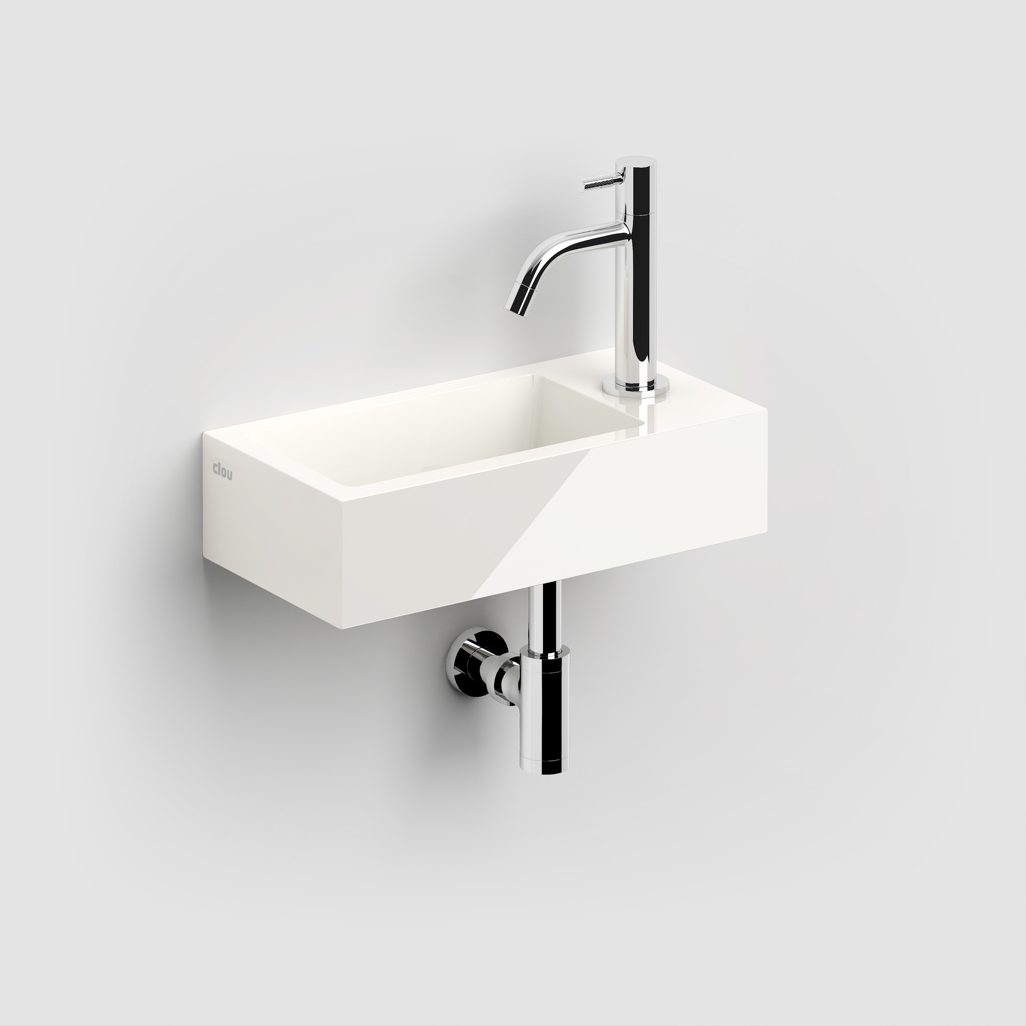 Flush 3 hand basin right